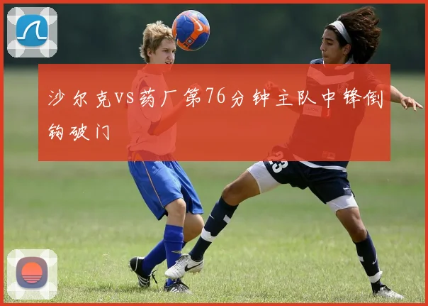 沙尔克vs药厂第76分钟主队中锋倒钩破门